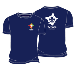 Australian Scout Logo Cotton Tee Adults