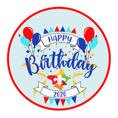 2020 Scouts Birthday Swap Badge (RRP $2.50)