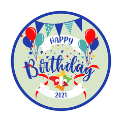 2021 Scouts Birthday Swap Badge (RRP $2.50)