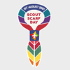 2021 Scarf Day Badge - EMBROIDERED  (RRP $3.50)