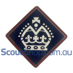 King's Scout Peak Award Metal Mounting Badge