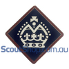 King's Scout Peak Award Metal Mounting Badge