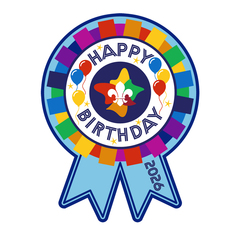 2026 Scouts Birthday Swap Badge