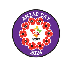 2026 Anzac Day Scout Swap Badge